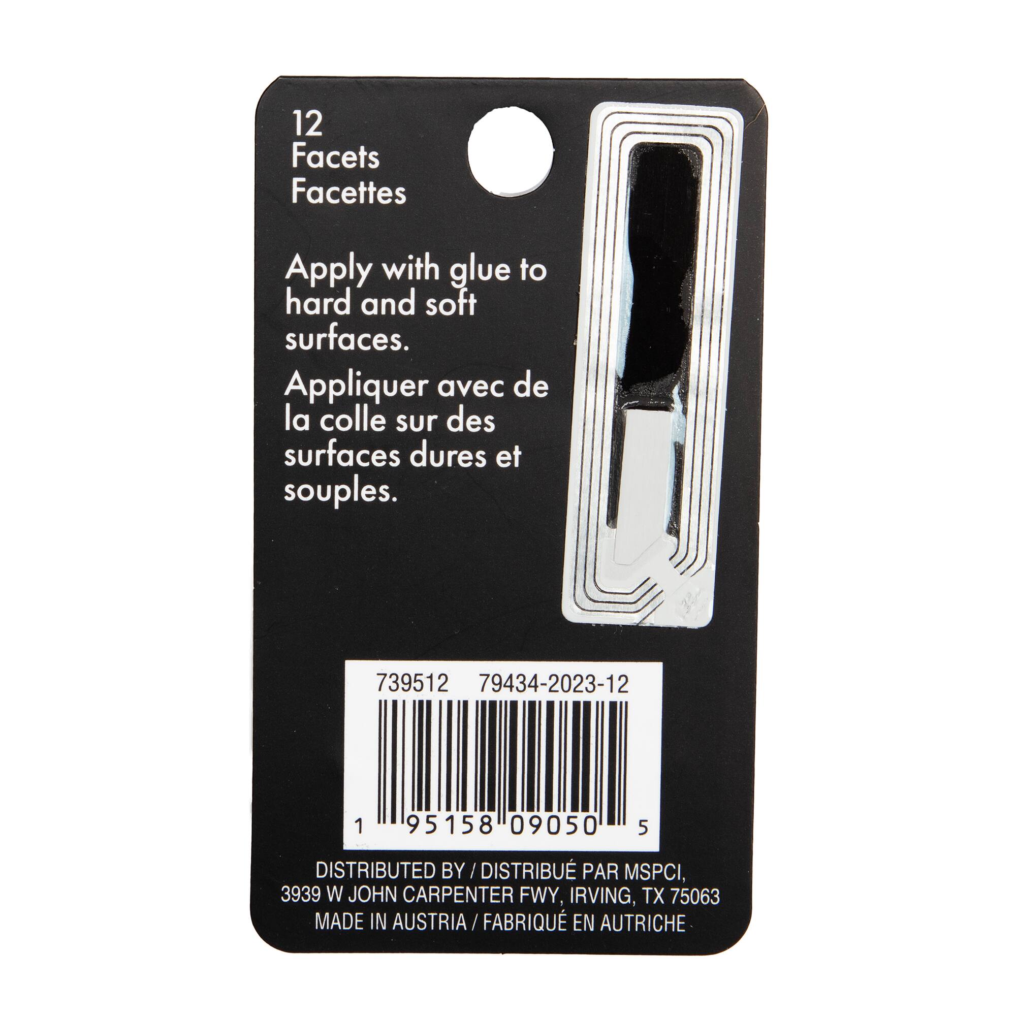 7.5mm Crystal Flame Glue-On Austrian Crystals by Bead Landing™, 10ct.
